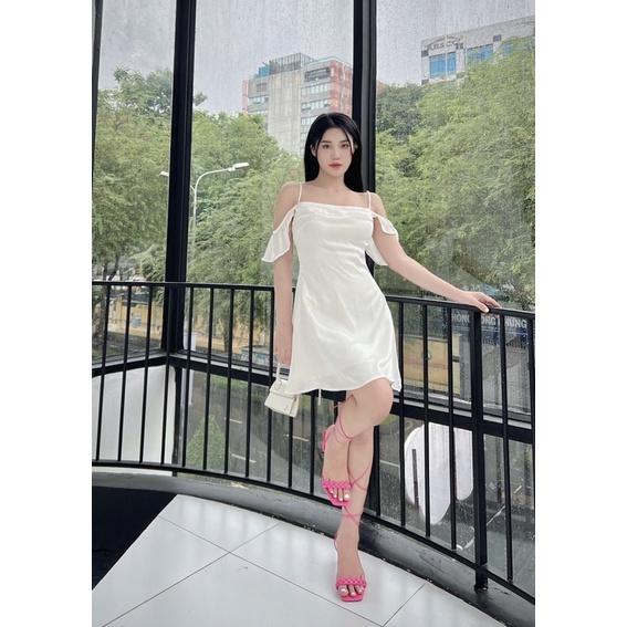 VÁY THIẾT KẾ HAI DÂY LỤA ELLEN SILK DRESS