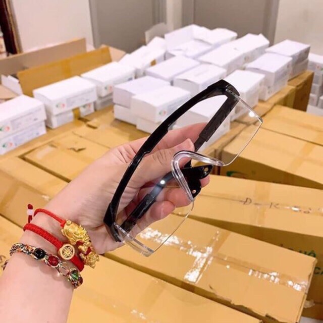 Kính bảo hộ đi đường ban đêm, Kính bảo hộ lao động bảo vệ mắt, chống bụi, sinh vật lạ | BigBuy360 - bigbuy360.vn