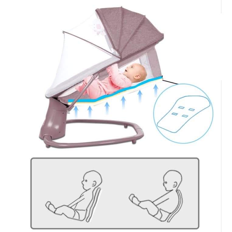 Nôi Ngồi Đọc Sách Nôi Ngủ Cho Bé Êm Dễ Chịu