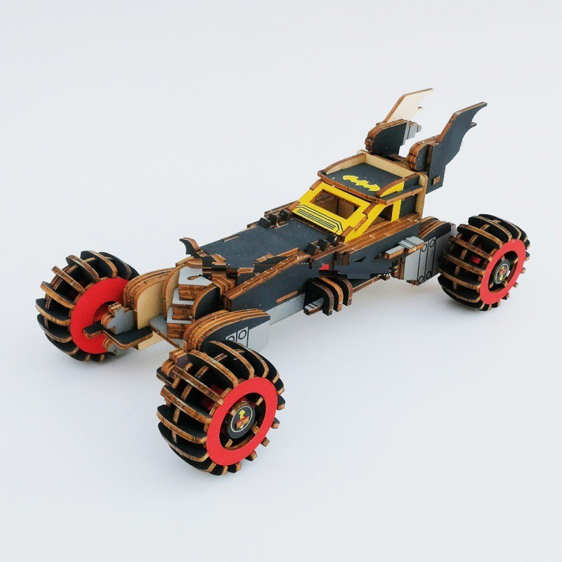 Đồ chơi lắp ráp gỗ 3D Mô hình Xe Batman Bat Mobile