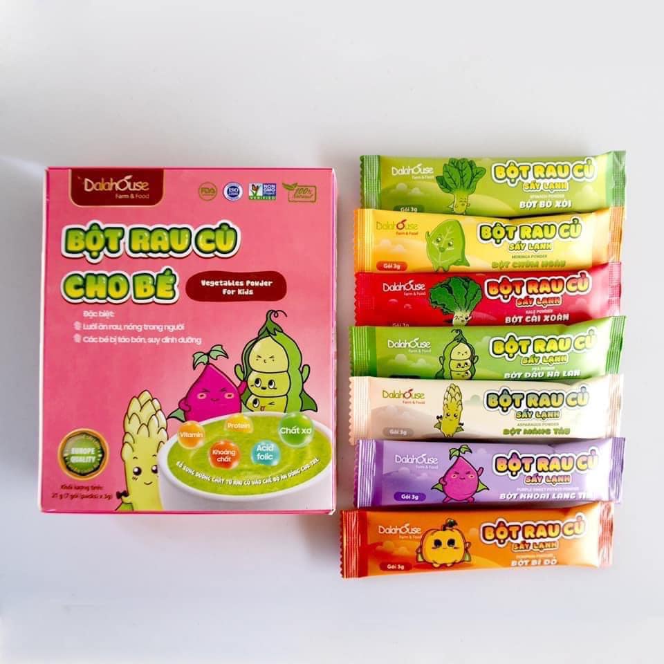 Bột Rau Dinh Dưỡng Cho Bé Dalahouse 21g