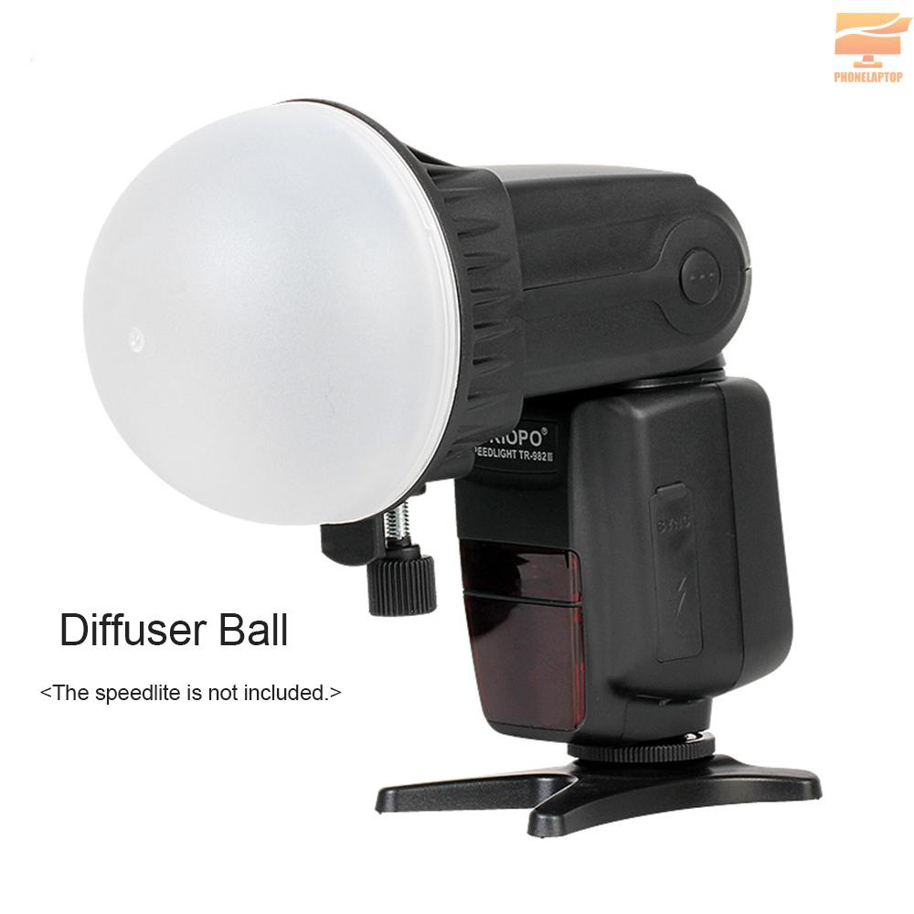 Bộ phụ kiện bóng khuếch tán + lưới phản quang + 4 miếng gel đổi màu cho Godox V860II/V850II/TT685 YONGNUO YN862/YN565EX