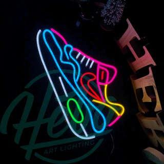 Đèn Neon Sign Sneaker (hình đôi giày)