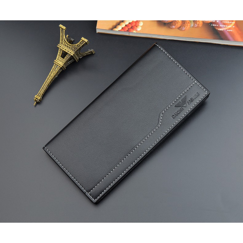 Ví da nam dài ngăn đựng tiền thẳng nhiều ngăn đựng giấy tờ thẻ , shop ví nam tại hà nội