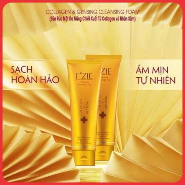 EZIE Sữa rửa mặt đa năng Collagen và Nhân Sâm Ezie 130ml