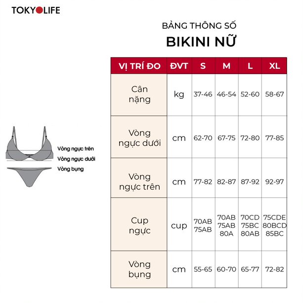 Quần lót NỮ gói 3 chiếc TOKYOLIFE S9UND213K ( GIAO MÀU NGẪU NHIÊN )