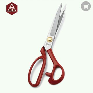 Kéo Pin tay cầm đỏ 12 inch - tặng kèm kéo bấm chỉ Pin