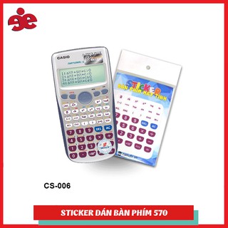 Sticker bàn phím máy tính/Sticker trang trí phím máy tính Casio CS 006