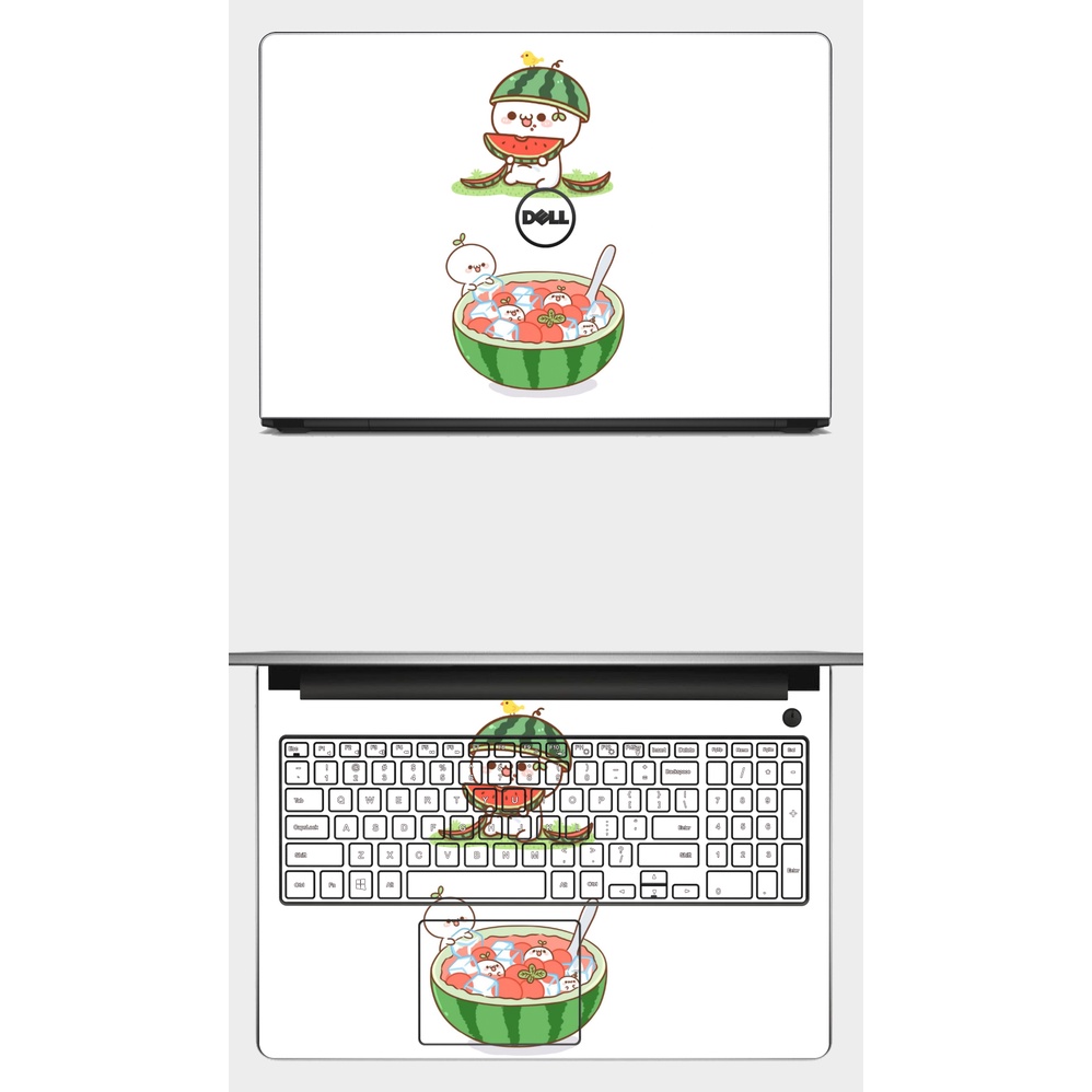 SKIN dán Laptop cute in hình DƯA HẤU xinh xẻo. Full các dòng máy: Asus, Acer, Dell, HP,.. In hình theo yêu cầu