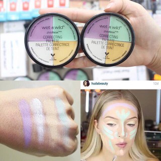 Kem che khuyết điểm 4 ô wet n wild correcting palette
