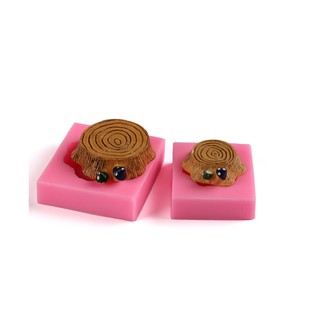 Khuôn Silicone Cặp Gốc Cây Bộ 2 Gốc