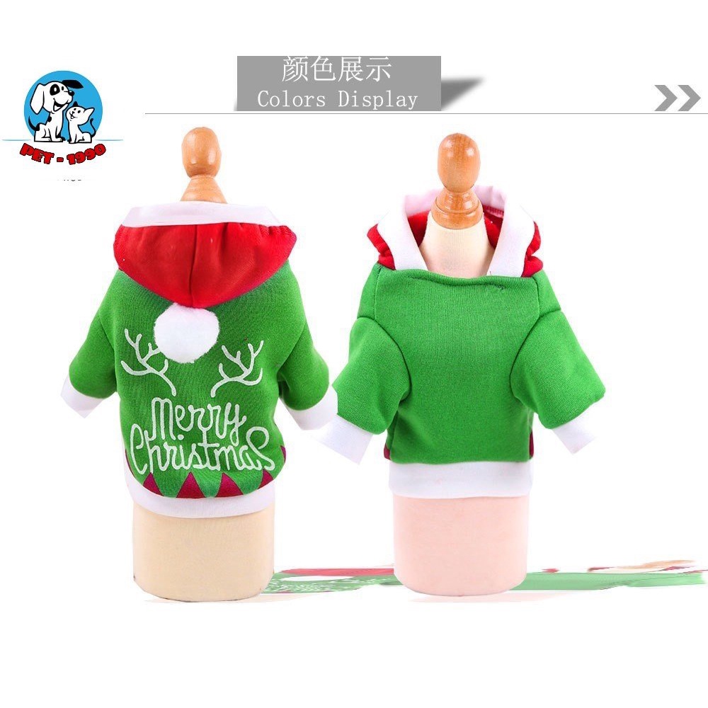 Áo Noel Cho Chó Mèo Hoạ Tiết Giáng Sinh - Áo Giáng Sinh Cho Thú cưng - Pet1990