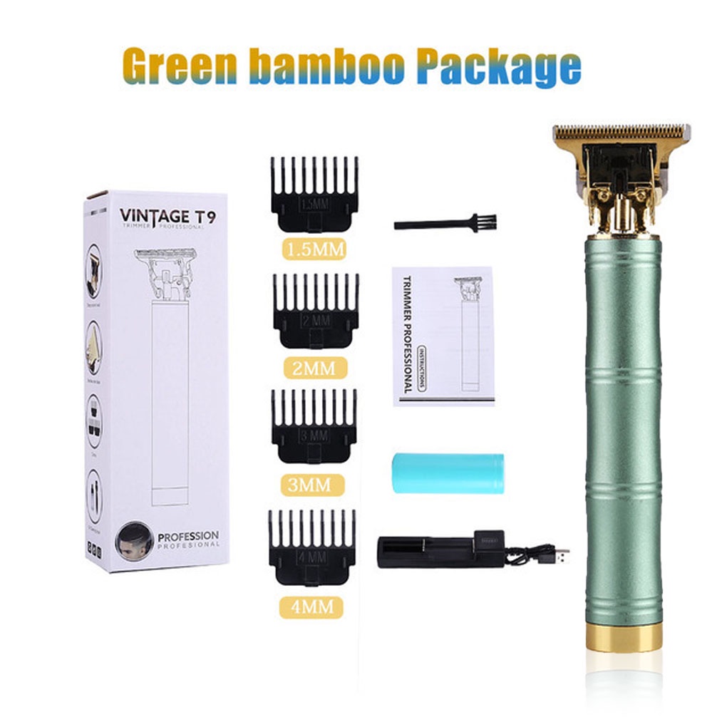 [Hàng mới về] Tông đơ cắt tóc cạo râu điện 5W USB cầm tay tạo kiểu nhỏ gọn dành cho salon làm tóc