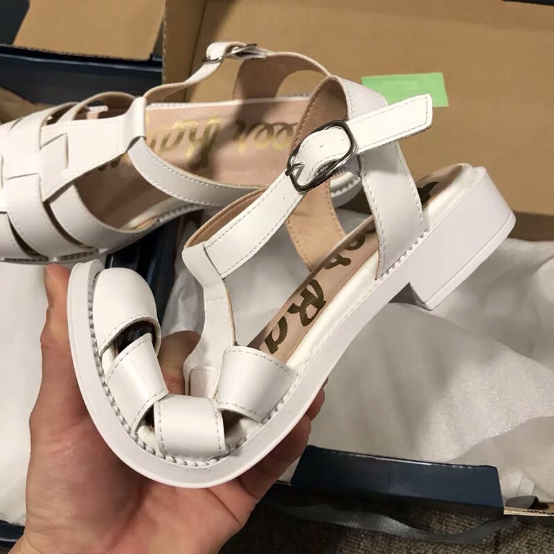 Sandal da đan ngang . xuất uk