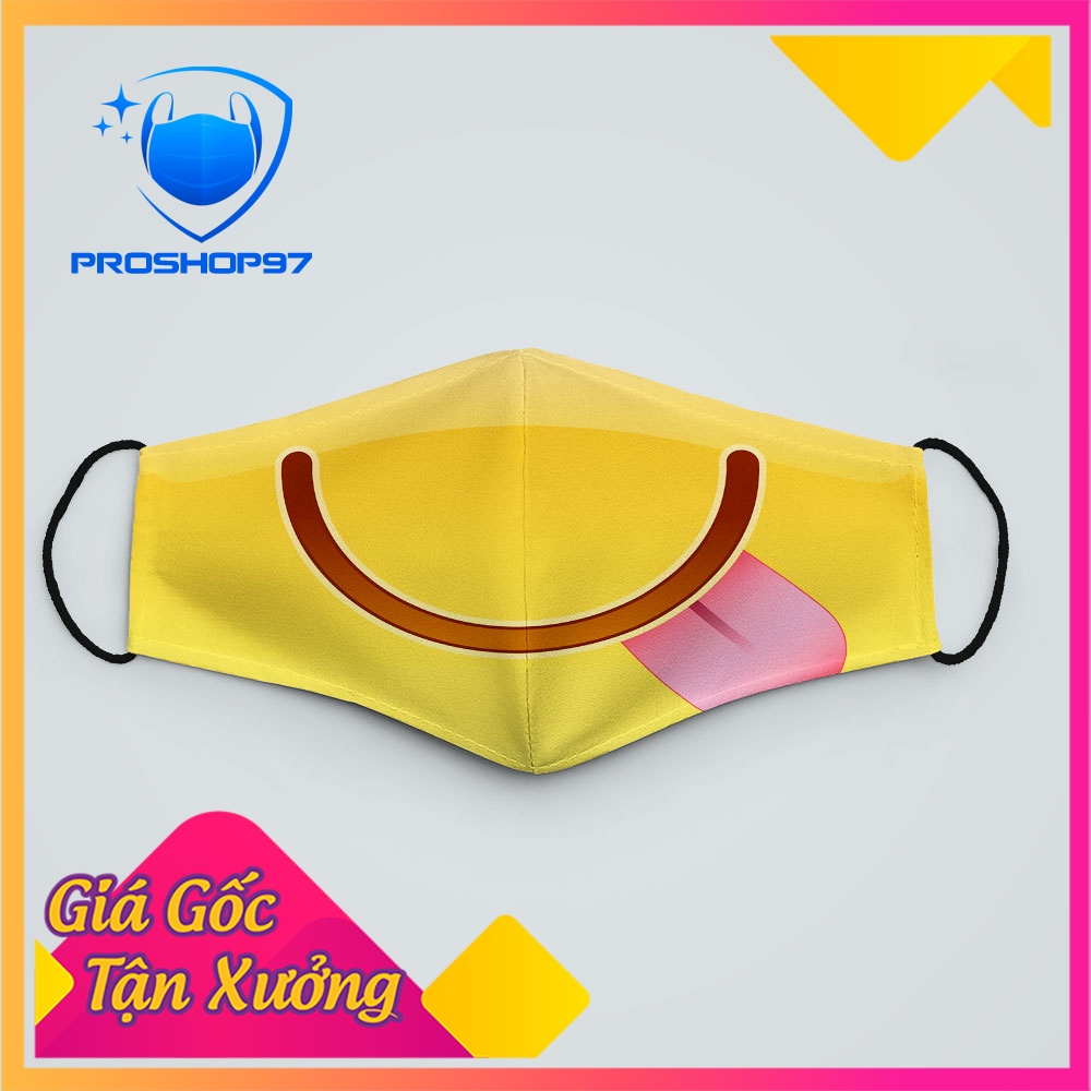 Khẩu Trang Chống Nắng EMOJIS_16 ProShop97 Dây Đeo Mềm Chuyên Dụng, Đeo Thoải Mái, Không Đau Tai, Dễ 