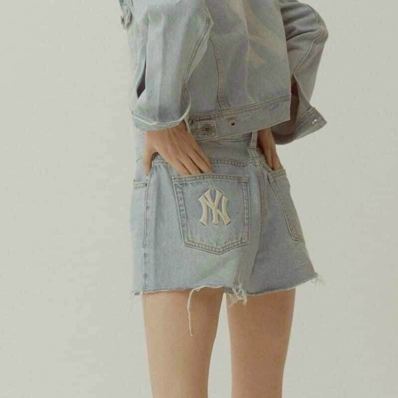 Quần Đùi Jeans MLB Hot Hit