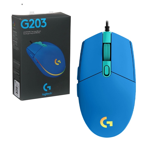 Chuột Gaming Logitech G203 Lightsync - Hàng chính hãng