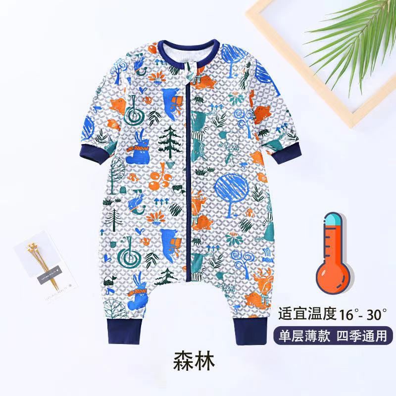 Ninikids:CHỌN MẪU Túi ngủ cotton vải CAO CẤP cho bé, túi ngủ 4 mùa, túi ngủ chống đạp chăn, bộ ngủ cho bé