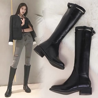Boots ngang đầu gối boots lửng