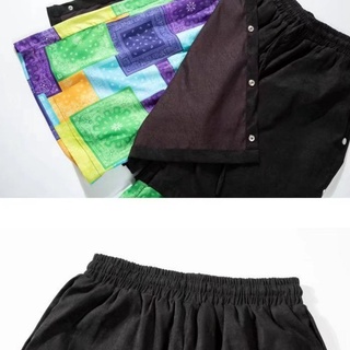 ✦ AFFLIGA ✦Quần Short Thể Thao Ống Rộng Lưng Vừa Phối Họa Tiết Hoa Thời Trang Mùa Hè Cho Nam