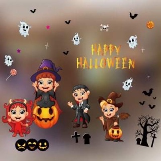 Decal dán gương, kính trang trí Halloween