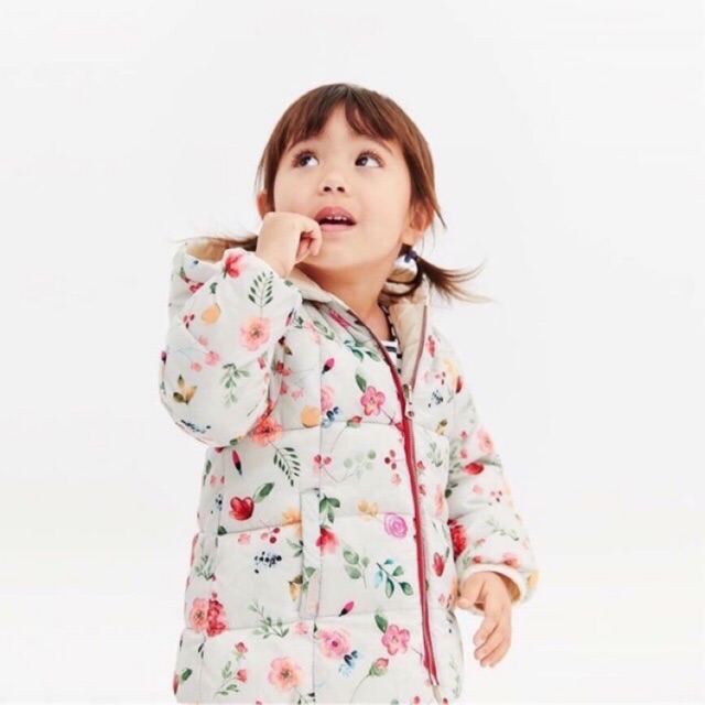 Áo phao Zara bé gái size 3/4 years (mới 90%)