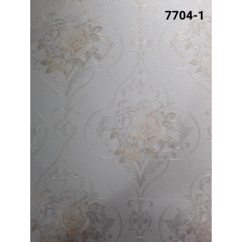 Giấy Dán Tường Hàn Quốc FLORIA Decor phòng ngủ, phòng khách siêu xinh khổ 1.06 x 15.6 m