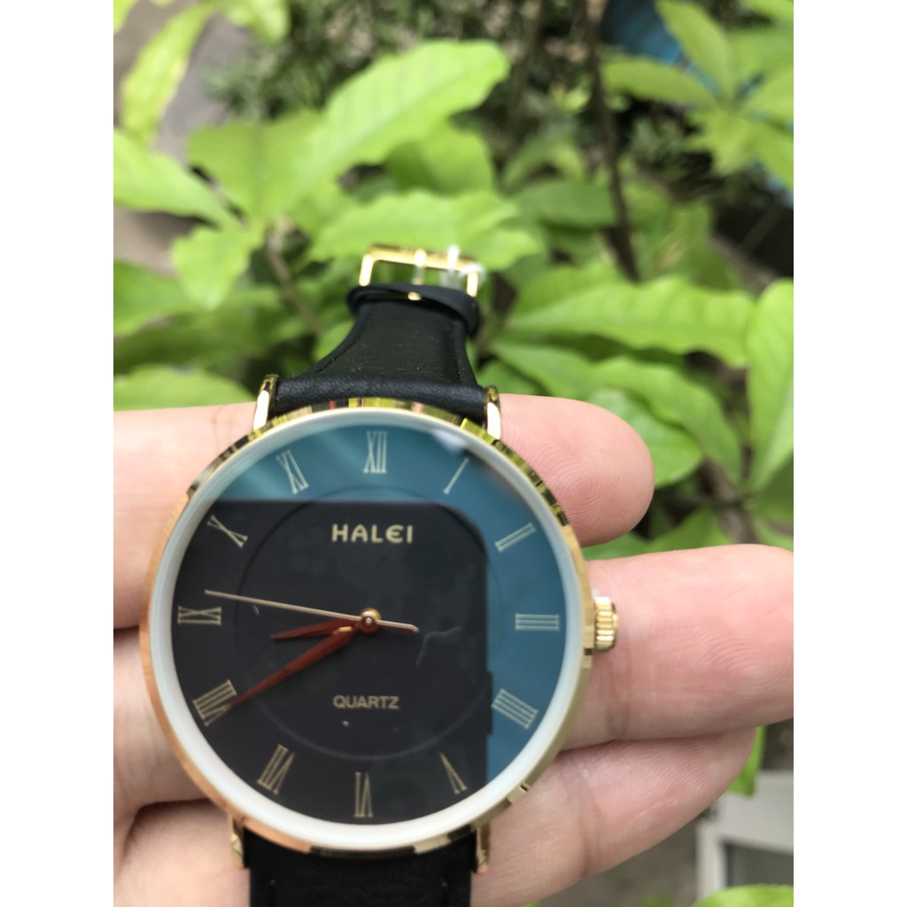 Đồng hồ Nam dây da Halei máy Nhật không ghỉ, chống nước, chống xước tuyệt đối | BigBuy360 - bigbuy360.vn