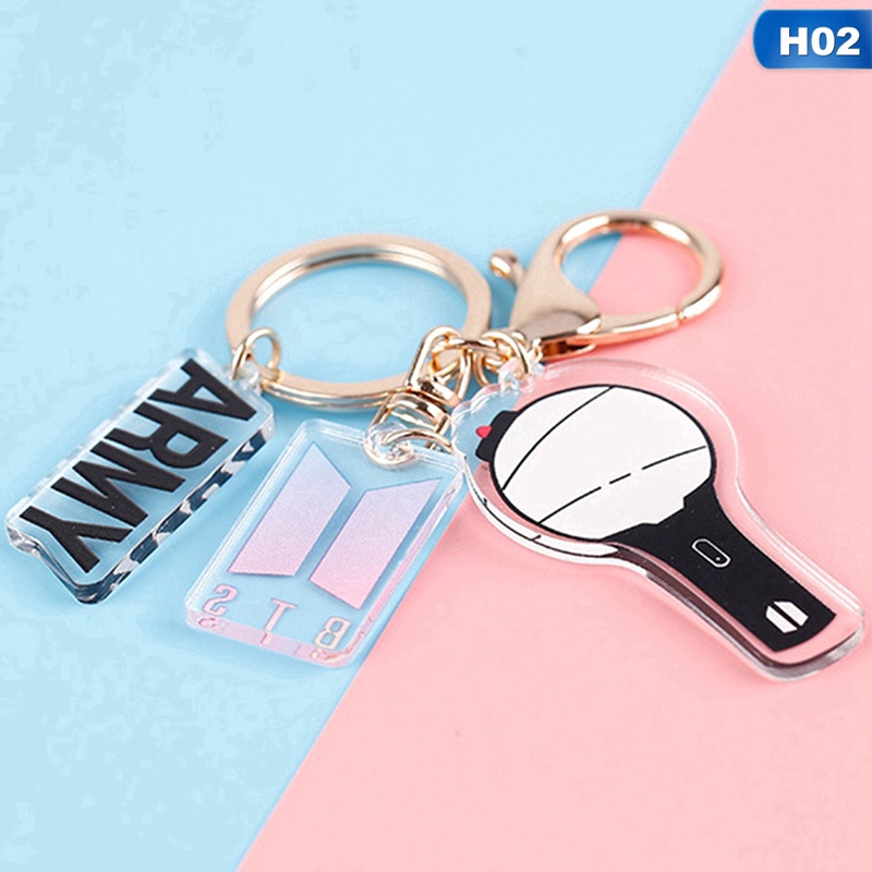 Móc Khóa Acrylic Hình Nhóm Nhạc Kpop Blackpink Exo Got7 Nct Twice 2019