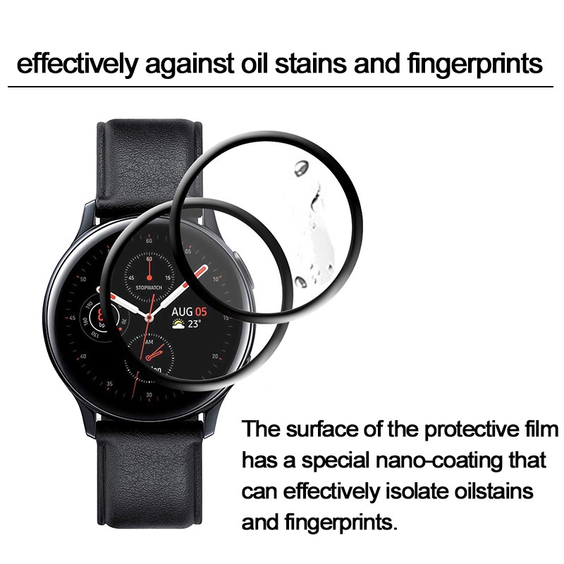 Screen Protectors for Samsung Galaxy Watch 4 40mm 44mm active 2 40mm 44mm Protective TPU Film