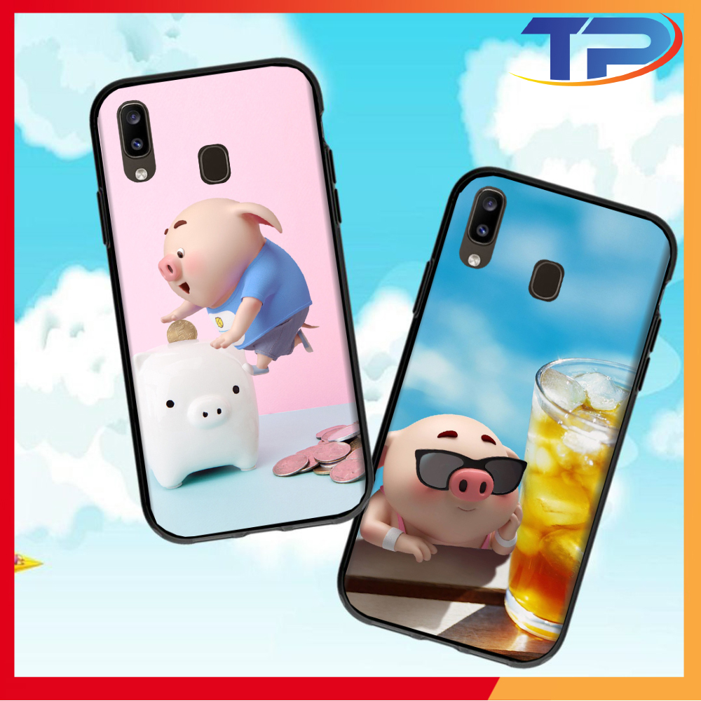 Ốp lưng Samsung Galaxy A8 Plus / A8 2018 / A7 2028 / A6 Plus / A6 2018 / A50S hình Heo Con Dễ Thương 05