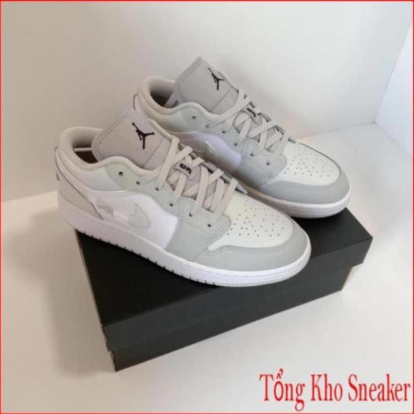Giày thể thao Air Jordan 1 Low White Camo cổ thấp ảnh thật 100%