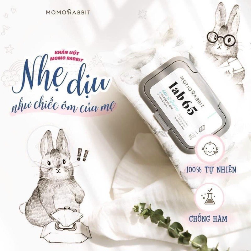 Khăn ướt MOMO RABBIT HÀN QUỐC 72 tờ