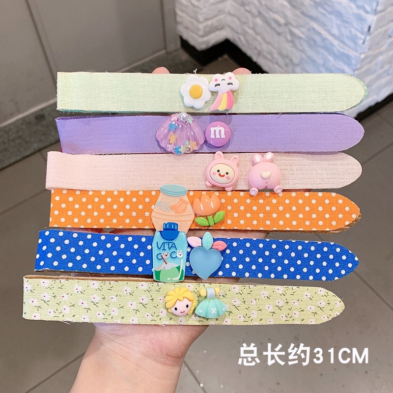 Set 3 chiếc băng đô dính tóc, dán tóc cho bé gái