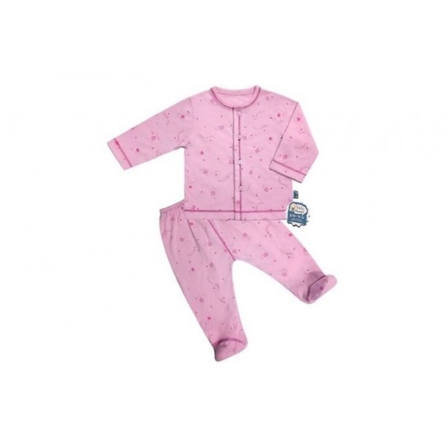 Bộ Sơ Sinh Cài Giữa Quần Liền Tất Baby Mommy ( Cho bé 3-7kg )