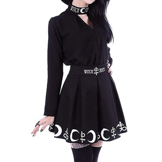 Chân Váy Xếp Li Phong Cách Gothic