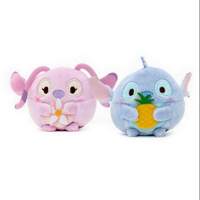 Thú bông Ufufy cặp đôi Stitch và Angel cỡ mini