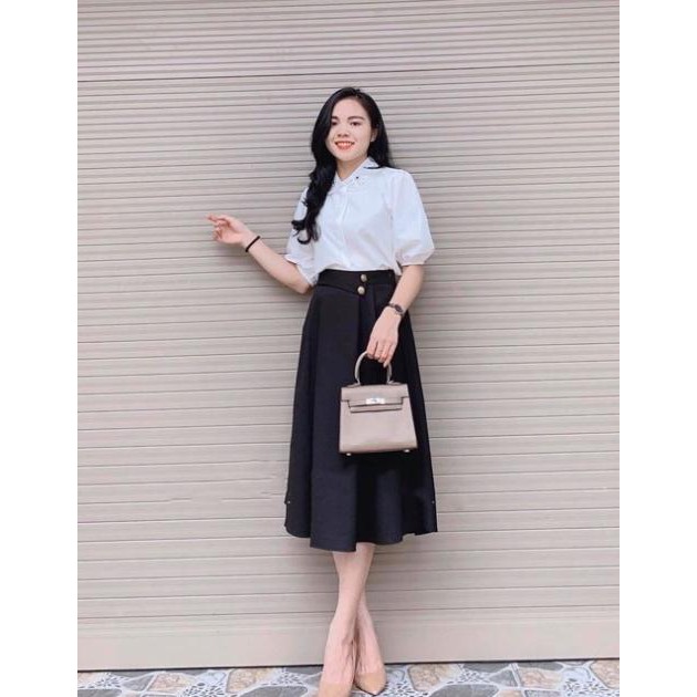 Chân váy dài qua gối hàng đẹp Amee Fashion | BigBuy360 - bigbuy360.vn