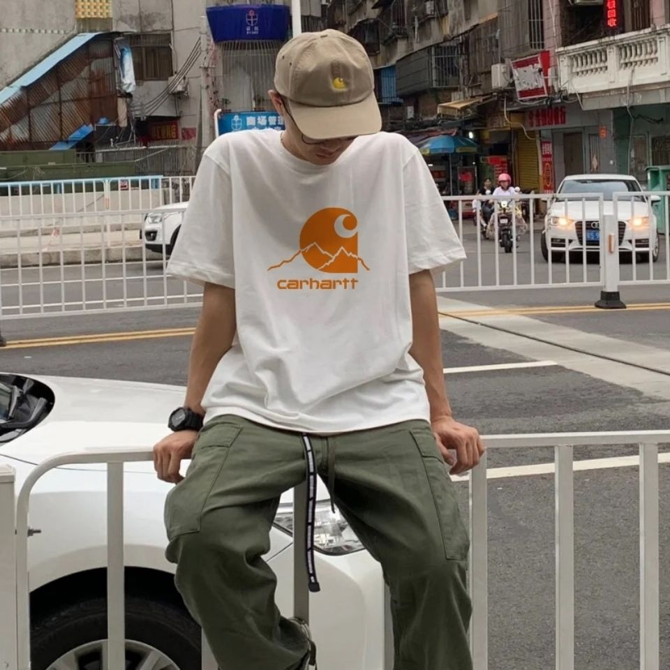 Áo Thun Tay Ngắn Carhartt 21ss Size S-3Xl