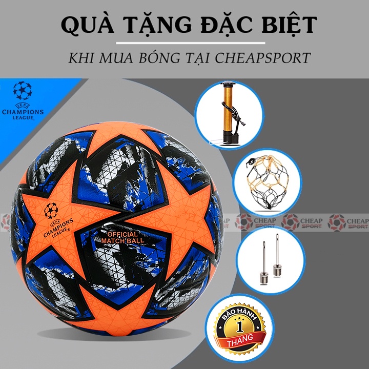 Bóng Đá Ngoại Hạng Số 3 4 5 Cúp C1 La Liga, Trái Banh Da Cao Cấp Đủ Size Trẻ Em Người Lớn Đá Sân Cỏ Nhân Tạo Và Tự Nhiên