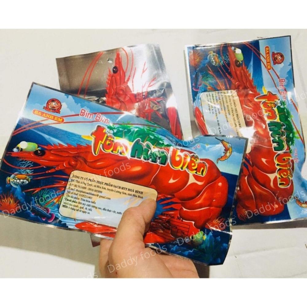 Snack tôm hùm biển siêu cay x10 gói, độ dai vừa phải gói, đồ ăn vặt cổng trường cực hot