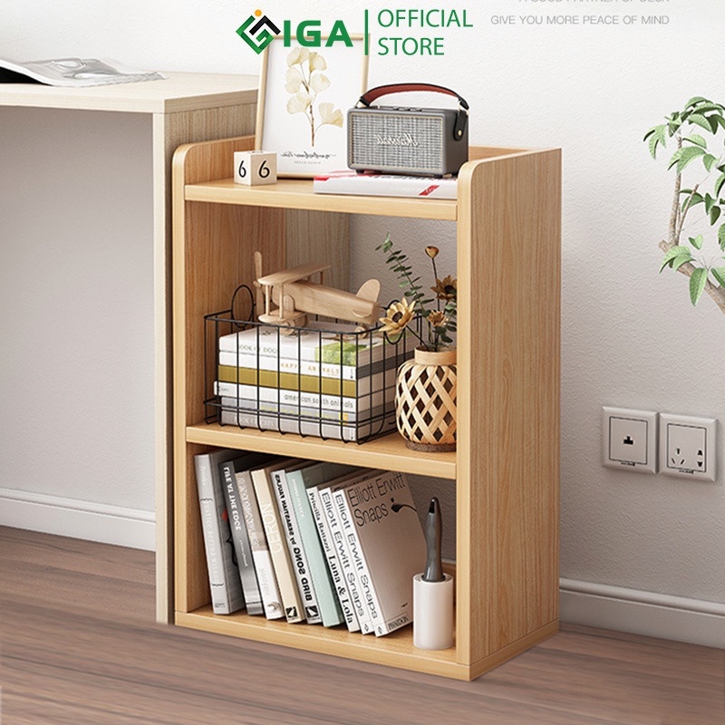 Giá Sách Mini IGA Có Thể Làm Tủ Đầu Giường - GP156