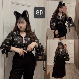 Áo Sơmi cổ đức Mai Ngố Bigsize