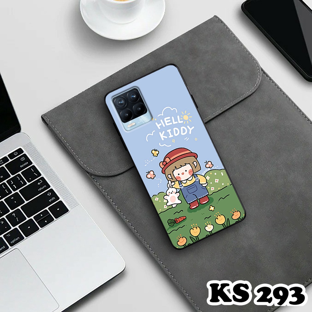 Ốp lưng Oppo Realme 8 - Realme 8 Pro - Ốp Oppo in hình Ngân hà &amp; Roro Jumb - Lưng nhám viền TPU