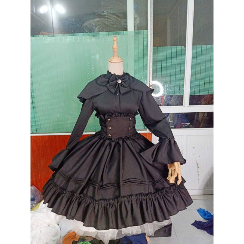 váy xoè công chúa đen | BigBuy360 - bigbuy360.vn