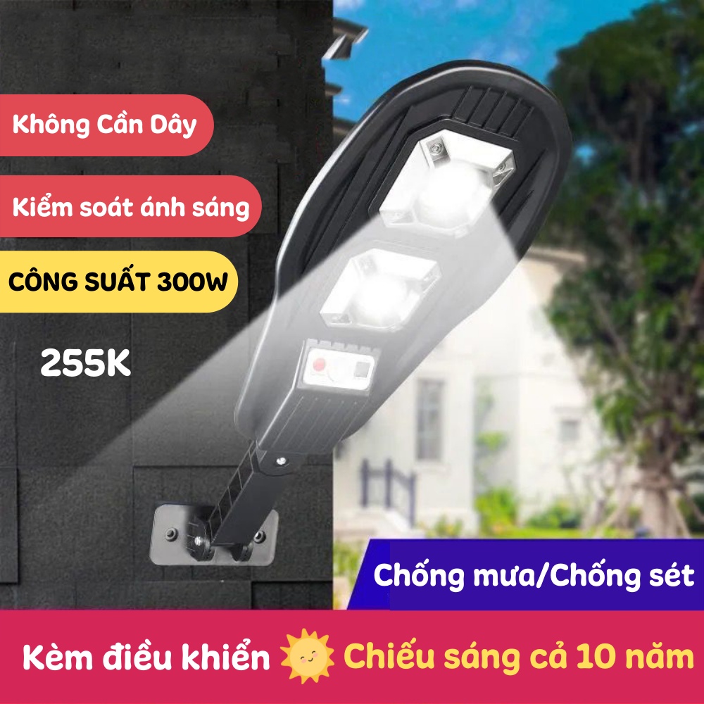 Đèn Năng Lượng Mặt Trời Siêu Sáng Công Suất Lớn Chống Nước Tiết Kiệm Điện ATILA SHOP