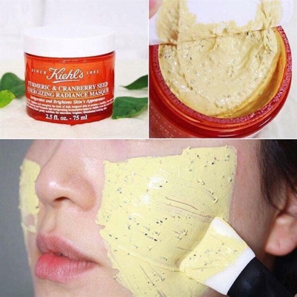 Mặt nạ nghệ Kiehl's Tumeric &amp; Cranberry Seed Energizing Radiance Masque 100ml