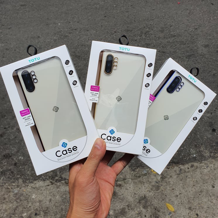 Ốp lưng silicon Totu viền màu Samsung Galaxy Note 10 - Note10 Plus