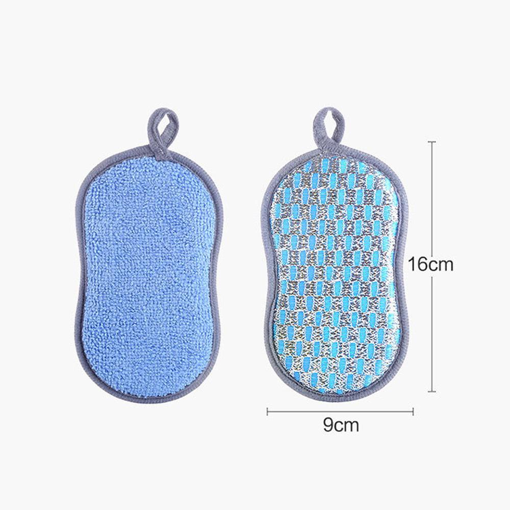 Cọ Rửa Chén Hai Mặt Bằng Sợi Micro Tiện Dụng Cho Nhà Bếp