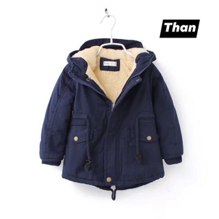 Áo parka lót lông trẻ em
